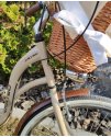 MATEO ECO RETRO BICYKEL 26"/28" CAPUCINO 2024 + textilná výplň GRÁTIS